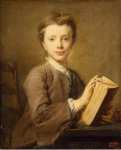 Perronneau Jean-Baptiste Portrait of a Boy with a Book  - Hermitage